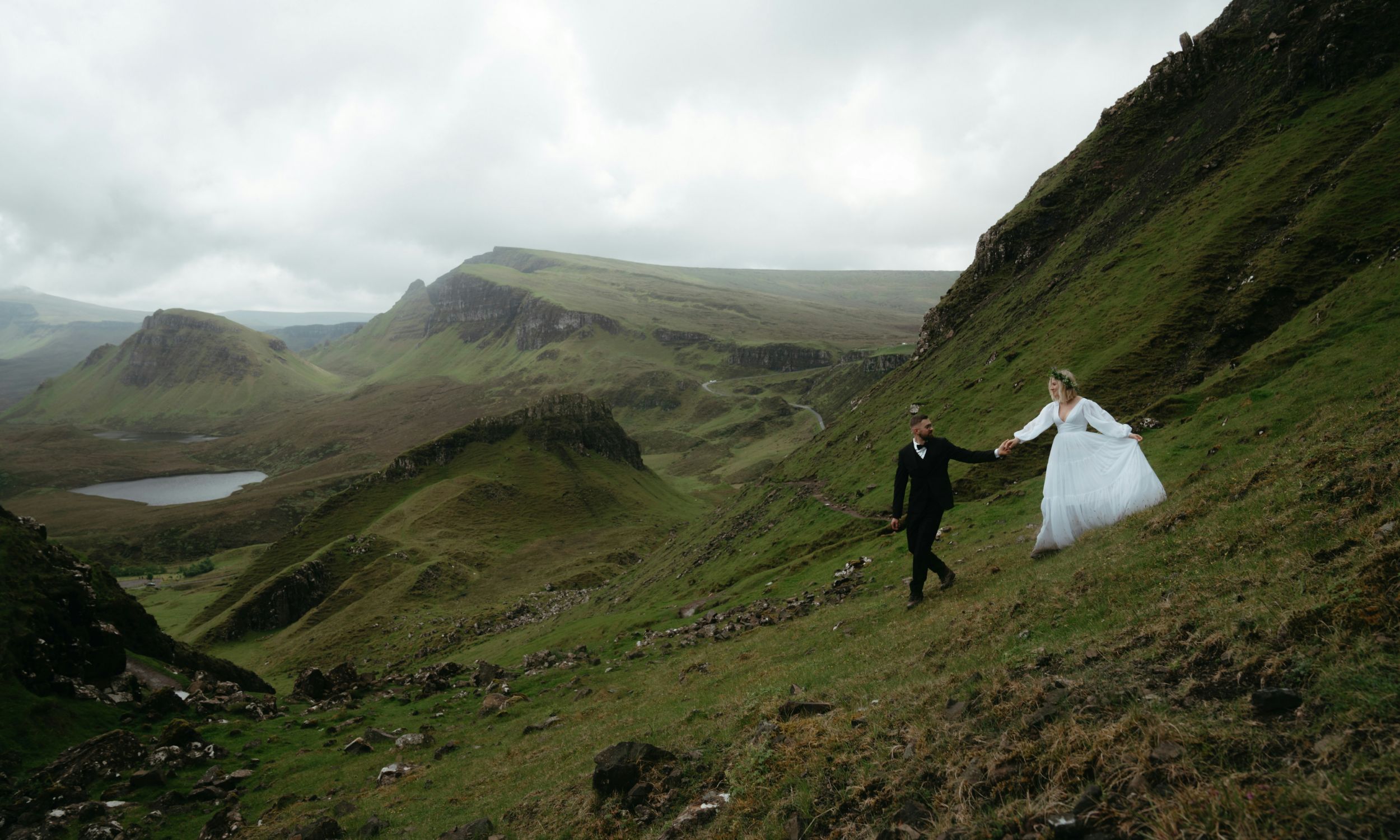 Brian & Mia on a mountain